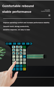 Vật nuôi không thấm nước lá màng chuyển đổi bảng điều khiển bàn phím tùy chỉnh màu sắc và kích thước ISO9001 chứng nhận cho thiết bị viễn thông - Product Image 5