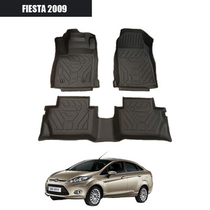 <span class=keywords><strong>Tappetini</strong></span> <span class=keywords><strong>Auto</strong></span> 3D in TPE Impermeabili Antiscivolo Durevoli per <span class=keywords><strong>FIESTA</strong></span> 2009 - Product Image 1