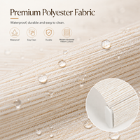 Stores enrouleurs électriques sur mesure à couverture intégrale, stores occultants en polyester, contrôle via APP/Google Home, design moderne et minimaliste pour