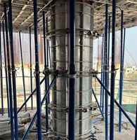 Fournisseur de moules à assemblage rapide pour les Émirats arabes unis, coffrage permanent en aluminium à support vertical pour escaliers, éviers et réservoirs