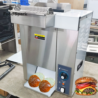 Machine à Chauffer les Pains à Hamburger Électrique Multifonctionnelle en Acier Inoxydable, Neuf, 220V