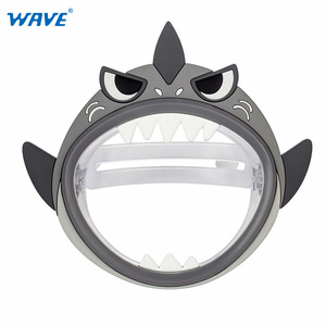 แว่นตาว่ายน้ำเด็ก Wave ซิลิโคนกันฝ้า เลนส์ PC หน้ากากว่ายน้ำสำหรับเด็ก - Product Image 2