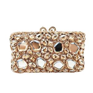 Bolso de Noche Elegante Transparente con Gemas para Mujer, Cartera de Lujo con Pedrería, Bolso de Mano Brillante para Club Nocturno o Festival - Product Image 4