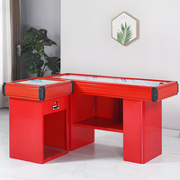 Table de caissier en acier pratique pour épicerie et dépannage