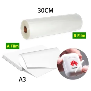 Yüksek kalite güçlü çizilme direnci kristal etiket UV DTF Film 30cm 60cm AB film rulo transferi Sticker