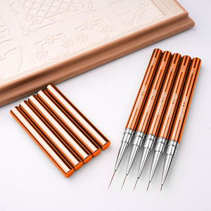 Pinceaux de grêle d'<span class=keywords><strong>Halloween</strong></span> 5 PCS/Set Professional DIY Drawing Liner Pen Différentes tailles Privatel Label Design Brush pour ongles - Product Image 4