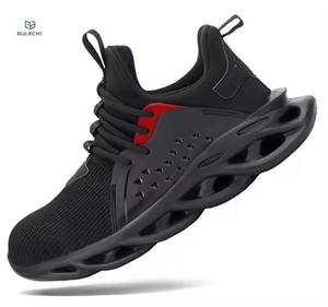 Chaussures <span class=keywords><strong>de</strong></span> sécurité légères et respirantes unisexe avec embout en acier anti-perforation, style sport, pour homme, à prix abordable - Product Image 5