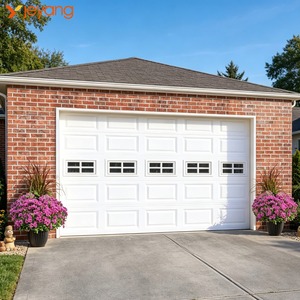 <span class=keywords><strong>Porte</strong></span> <span class=keywords><strong>de</strong></span> <span class=keywords><strong>garage</strong></span> multi-styles personnalisée avec design artistique <span class=keywords><strong>de</strong></span> fenêtre verticale pour villa - Product Image 2