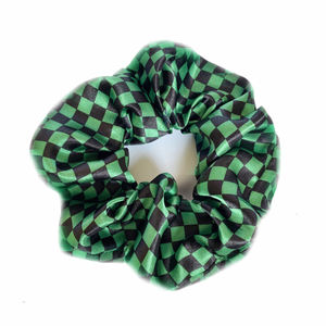 Accessori per la testa alla moda fascia elastica per ragazza scrunchies con stampa in raso per donna anime scrunchies corda per capelli anime - Product Image 4