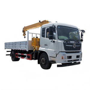 Disponible en Côte d'Ivoire : Camion grue à flèche articulée mobile télécommandée Dongfeng 4*2 8 tonnes 5 sections, personnalisable. - Product Image 2
