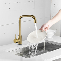Robinet de cuisine moderne à eau chaude et froide, nouveau design, vente en gros, flexible