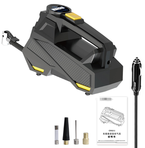 12V kỹ thuật số máy nén khí máy bơm không khí 150PSI - Portable Tire Inflator cho xe/Xe Đạp/Balls với LED Light & đo áp suất - Product Image 1