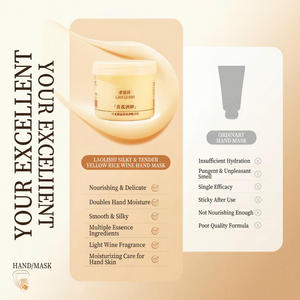 Crème hydratante et éclaircissante Silky Astragalus <span class=keywords><strong>Sake</strong></span> Lees, exfoliante, réparatrice des peaux mortes, nourrissante, masque pour les mains - Product Image 6