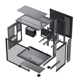 SNOWMAN CS015 <span class=keywords><strong>Precio</strong></span> de Fábrica, Caja de Ordenador Personalizada, ATX MATX Mini ITX, <span class=keywords><strong>Torre</strong></span> Media, Vidrio Templado, Compatible con Micro ATX, Juegos de <span class=keywords><strong>PC</strong></span> - Product Image 2
