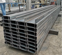 C Tipo Acero Negro Galvanizado Laminado en caliente H Beam Aplicación de construcción de acero Canal C Acero Carbono Suave Purlin CZ Beam