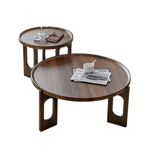 Combinaison de petite table basse ronde nordique, table d'appoint de canapé de luxe créatif, maison minimaliste hôtel maison d'hôtes petite utilisation de l'espace - Product Image 4