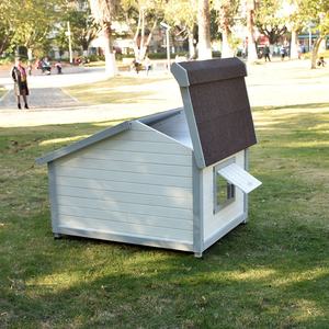 Casa de perro grande de madera con aislamiento moderno, fabricantes de Casa de perro de lujo para interiores y exteriores - Product Image 4