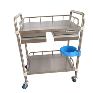 Carrito Multifuncional Médico Lekang 600x440x880mm de Doble Capa con Cajones de Almacenamiento para Herramientas - Product Image 3