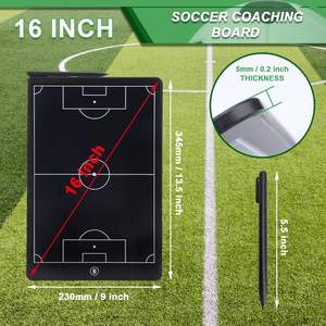 Ballon de football LCD 16 pouces, tableau d'entraînement tactique, stratégie, <span class=keywords><strong>basket</strong></span>-ball magnétique, tableau numérique électronique - Product Image 5