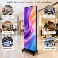 Écran LED pliable 2026 P2.5 pour affichage intérieur, résolution 4K, portable, avec animation, navigation, Wi-Fi et USB pour exposition