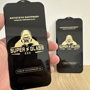 Film de protection d'écran OG Black King Kong HD en verre trempé transparent, haute teneur en aluminium, adhésion intégrale, anti-ESD pour iPhone 17 16 - Product Image 4