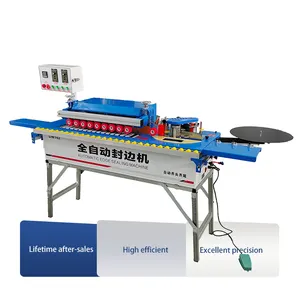 102 Woodworking PVC edge bander with trimming mini automatic edge banding machine for sale