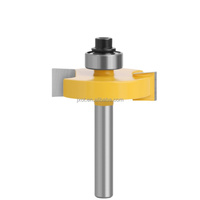 Dapat disesuaikan 1/4 ''panjang Router lurus bit & CNC control End Mill untuk Pertukangan Kayu & pintu ukiran