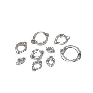 Nieuwe Gesneden Vogels Ringen Roestvrijstalen Metalen Aluminium Accessoire Voor Papegaaien Outdoor Vliegtraining Activiteit Opening Clip - Product Image 2