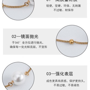 Bracelets tendance pour femmes 2025 – Perles en acier inoxydable plaqué or 18 carats avec motif cœur, style religieux bouddhiste - Product Image 5