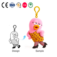Porte-clés en peluche miniatures personnalisés ODM, jouets en peluche anime, pendentifs de sac, animaux en peluche anti-stress