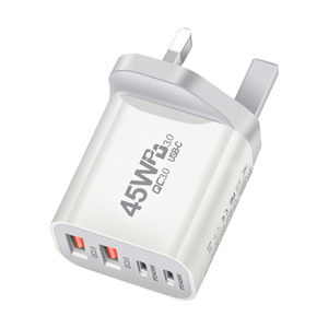 45W Multi Port Charger PD3.0 QC3.0 USB-<b>C</b> Fast <b>Charging</b> For Laptop White - Product Image 3