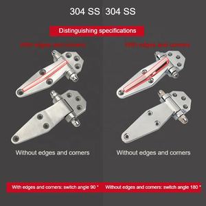 4 "Industrial Style Flat Hersteller Schrank Kühlschrank Ofen Tür scharnier - Product Image 2