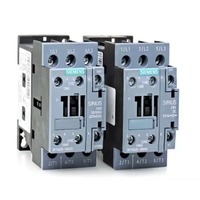 Contacteur AC tripolaire 3RT5046-1BB40 95A DC24V 45kW 400V 2NO+2NC, bornes auxiliaires à vis, taille S3, montage sur rail DIN, contacteur de moteur