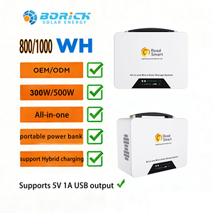 Système solaire tout-en-un 300W/500W 800Wh/1000Wh Batterie solaire LiFePO4 portable pour l'alimentation hors réseau - Product Image 2