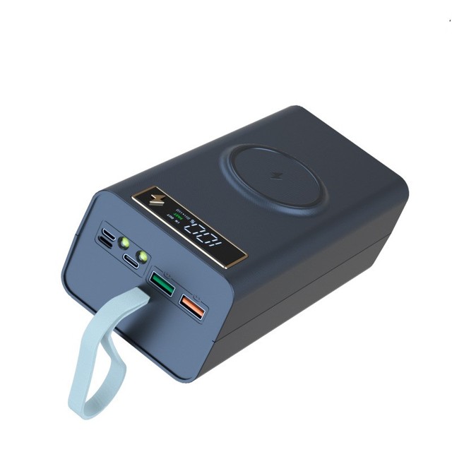 Fast Charging Wireless Charging 6-cell Welding-free 18650 Battery Multi-color Power Bank case DIY Kit Removable