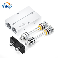 Cilindros neumáticos serie TN/TDA 32 10-130 Doble y 10-32 Diámetro de varilla doble 10mm Cilindro de varilla doble TN