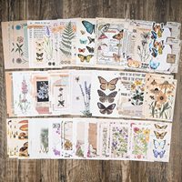 200 pièces Vintage Journal autocollants Scrapbook Pack accessoires Journal planificateurs bricolage papier artisanat Kits cahier Collage Album
