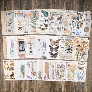 200 pièces Vintage Journal autocollants Scrapbook Pack accessoires Journal planificateurs bricolage papier artisanat Kits cahier Collage <span class=keywords><strong>Album</strong></span> - Product Image 4