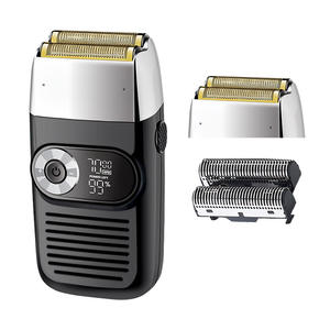 <span class=keywords><strong>Rasoir</strong></span> électrique <span class=keywords><strong>professionnel</strong></span> pour hommes à 3 vitesses, <span class=keywords><strong>rasoir</strong></span> à lames humides/sec pour barbe et <span class=keywords><strong>tête</strong></span> <span class=keywords><strong>chauve</strong></span>, utilisation du visage - Product Image 1