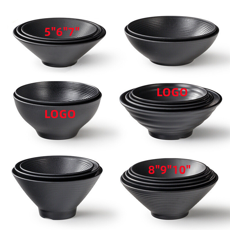 Custom Eco Friendly Black Big Ramen