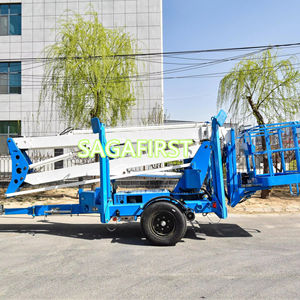 Elevador de pluma telescópico remolcable para trabajos al aire libre de alto alcance y servicio pesado para alquileres - Product Image 1