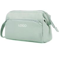 Pochette de rangement imperméable à grande ouverture personnalisée, sac de voyage pour cosmétiques pour femmes, accessoires de toilette, trousse de maquillage