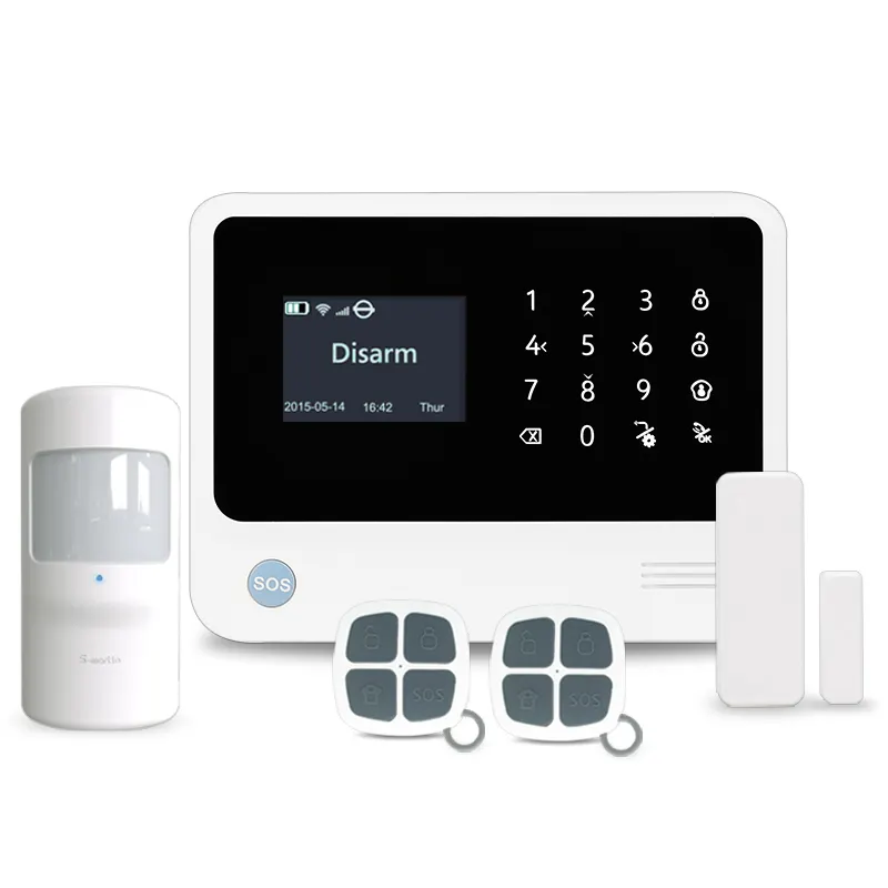 Alexa kablosuz/kablolu akıllı ev alarm sistemi G90B artı WIFI/GSM/GPRS/SMS güvenlik alarm sistemi