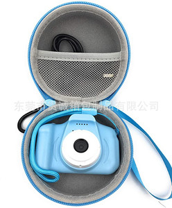 Estuche Protector Portátil Impermeable <span class=keywords><strong>de</strong></span> Microfibra Azul para Cámaras Infantiles <span class=keywords><strong>LeoTube</strong></span> y Seckton - Product Image 2