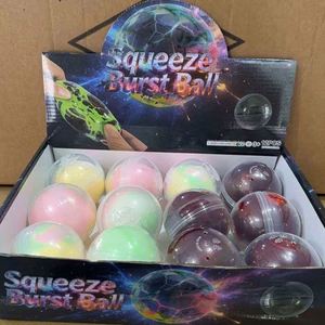 Creative New Style Crispy <b>Squeeze</b> Burst Stress Relief Vent <b>Ball</b> Cute Trendy Handmade Squeaky Fidget Decompression Toy - Product Image 1
