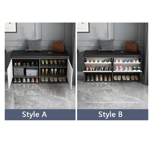 Meuble d'entrée de salon tiroir rotatif étagère de <span class=keywords><strong>rangement</strong></span> pour <span class=keywords><strong>chaussures</strong></span> armoire Sapateira Zapatero <span class=keywords><strong>banc</strong></span> à <span class=keywords><strong>chaussures</strong></span> en bois avec coussin de siège - Product Image 5