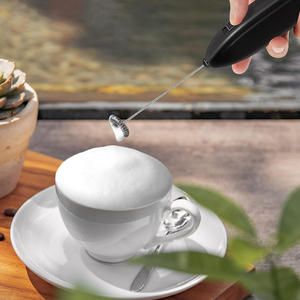 Utensilios de Cocina, Batidor de Huevos Eléctrico de Acero Inoxidable y Silicona, Espumador de Leche Duradero con Batería, Licuadora de Café - Product Image 6