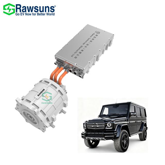 Rawsuns 380V Electric Motor Direct Drive Powertrain 90kw Ev Car Conversion Kit Kit for Light Truck/Bus