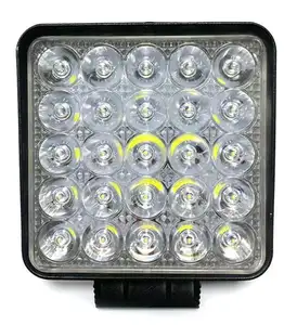 2023 made in china hotsell 75w 4 pollici led work light 25leds car light square off-road led work light