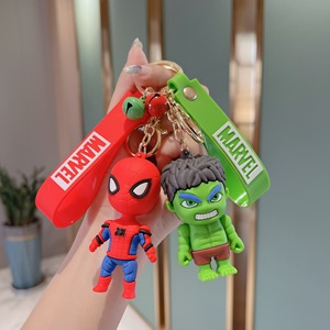 LLavero de plástico de PVC de Los Vengadores, llavero de Película popular de los vengadores, Capitán América, Spider-Man, <span class=keywords><strong>Thor</strong></span>, <span class=keywords><strong>Hulk</strong></span>, anime - Product Image 3